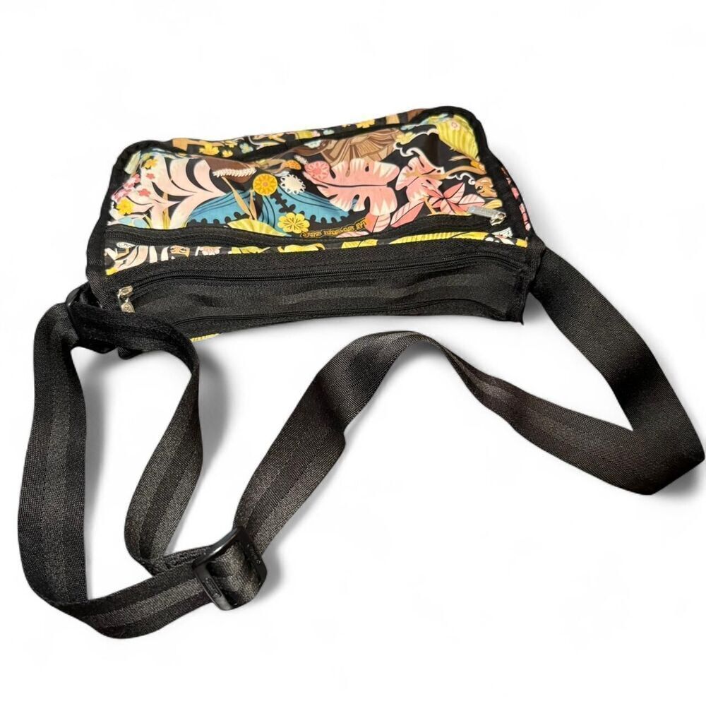Lesportsac Deluxe Everyday Crossbody Bag Wahine Hula Hawaii Limited Edition - Picture 7 of 7